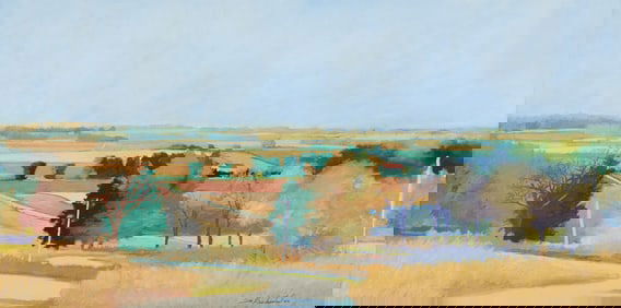 Tom Maakestad "Lanesboro Landscape" Pastel