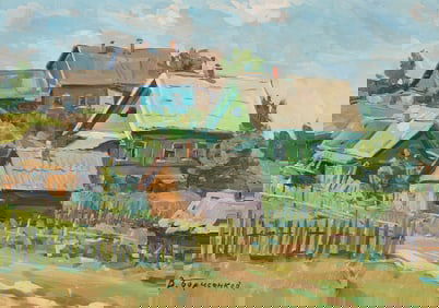 Vasily Pavlovich Borisenkov "Sunny Day" Painting