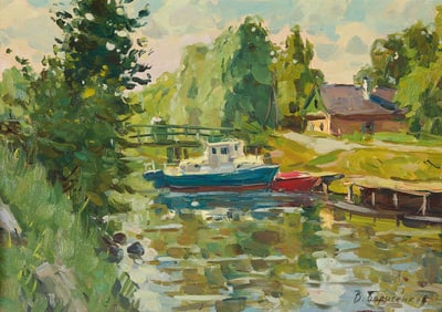 Vasily Pavlovich Borisenkov "Strelnya" Painting