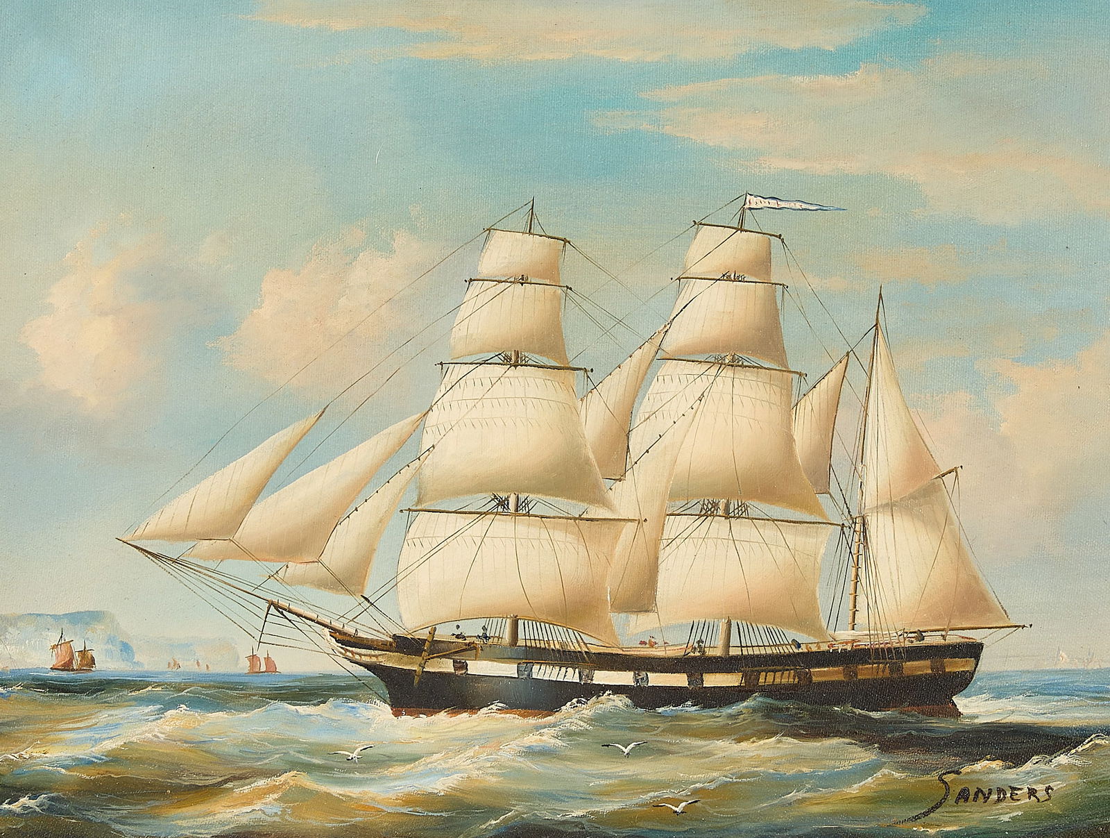 Robert Sanders Marine Painting (1 of 5)