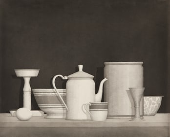 William Bailey Still Life Lithograph 1993