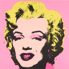 After Andy Warhol Marylin Monroe Screenprint