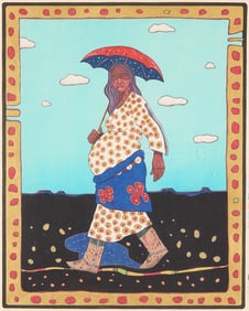 T.C. Cannon "Grandmother Gestating Father" Print