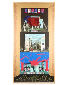 David Hockney "French Triple Bill Met Opera" Print