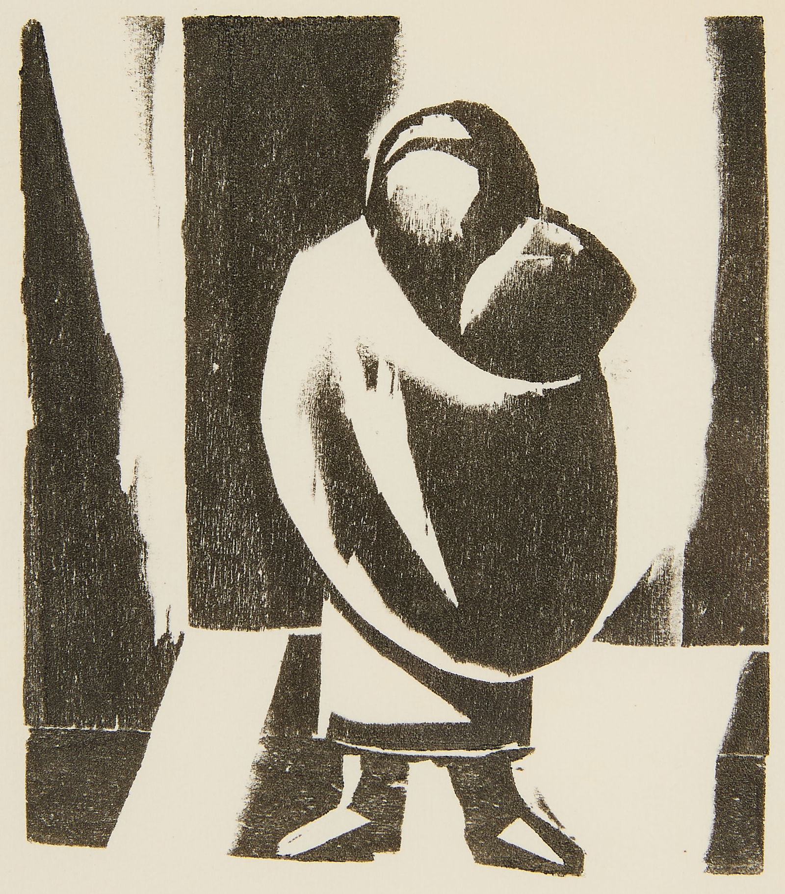 David Siqueiros "Mother & Child" Woodcut (1 of 6)