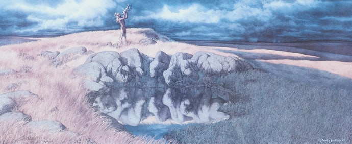 Bev Doolittle "Calling the Buffalo" Print S/N
