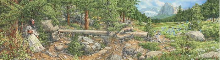 Bev Doolittle "Music in the Wind" Print S/N