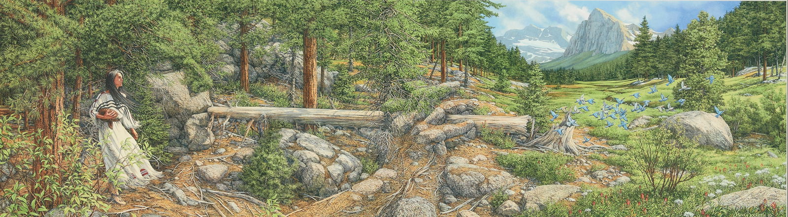Bev Doolittle "Music in the Wind" Print S/N (1 of 7)