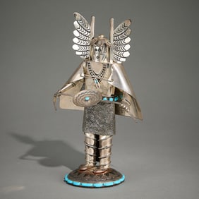 Wilford Begay Sterling Kachina Dancer Sculpture