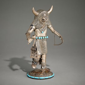 Wilford Begay Silver Shaman Kachina Dancer