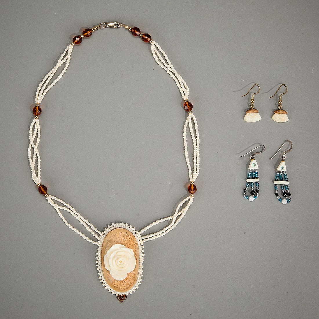 3 Pcs Contemporary Yupik Alaskan Jewelry (1 of 3)