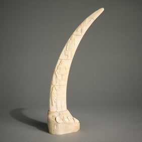 Kalaallit Greenlandic Inuit Pictorial Carving