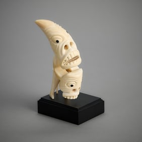 Inuit Tupilak Carving w/ Faces