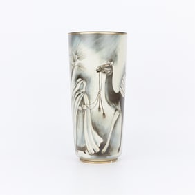 Nylund for Rorstrand Flambe Ceramic Christmas Vase