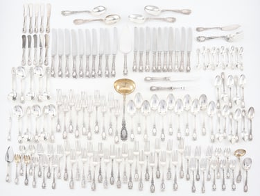 Set Gorham Sterling Florentine Silverware 205 ozt
