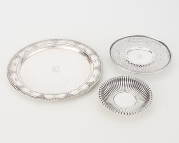 3 Sterling Silver Vessels Incl. Gorham 28.56 ozt