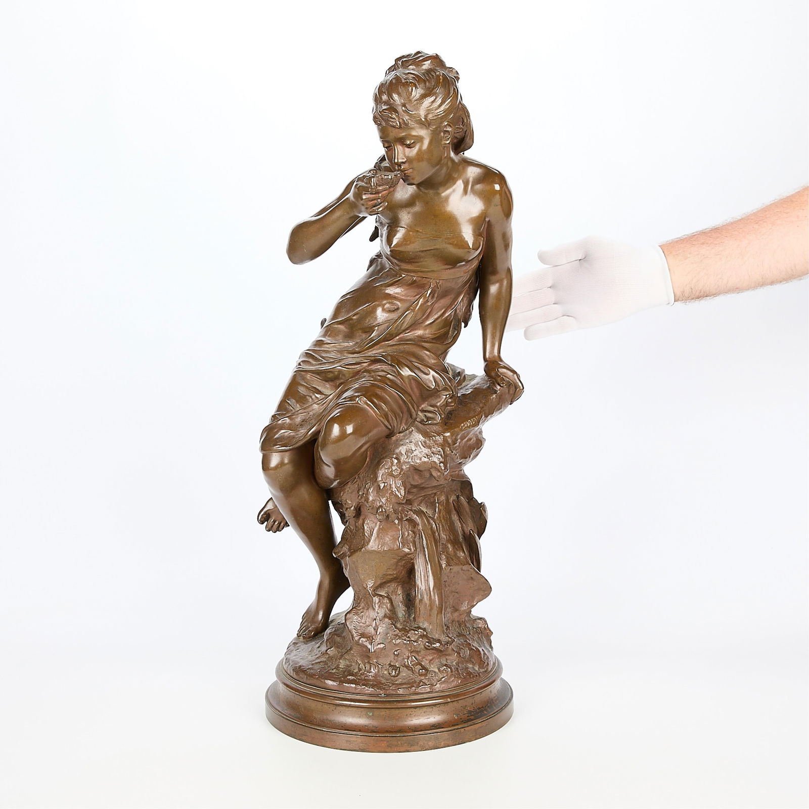 Mathurin Moreau "La Source?? Bronze Sculpture (1 of 7)