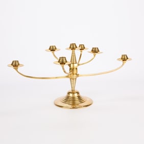 Bruno Paul Brass Candelabra ca. 1901