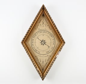French Gilt Wood Selon Coricelli Barometer