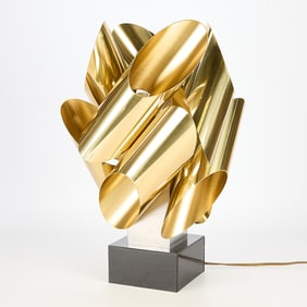 Philippe Jean MCM Brass Table Lamp