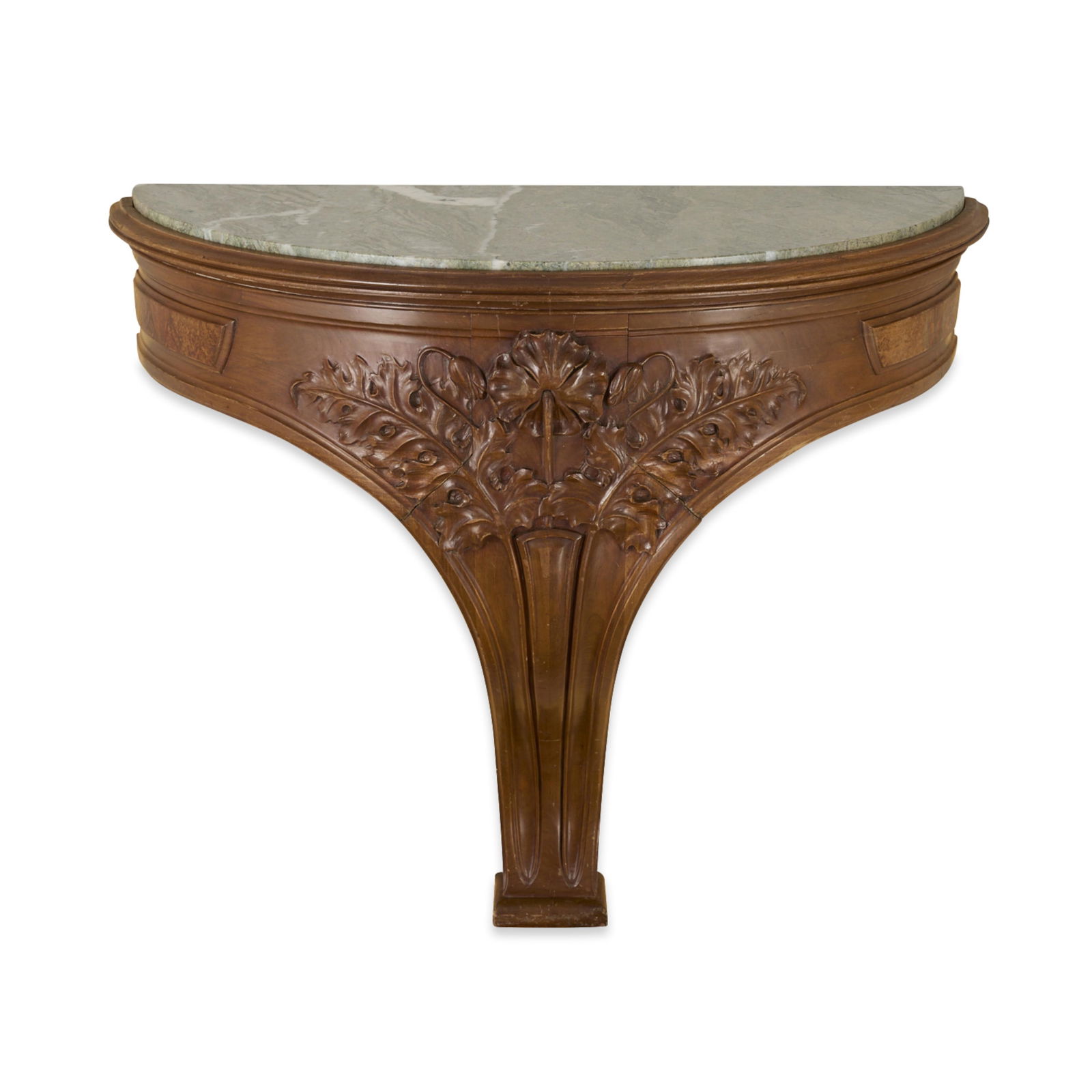 French Louis XIV Style Wall-Mounted Wooden Table (1 of 10)