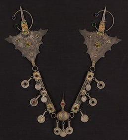 Large North African Fibulae Chain Necklace