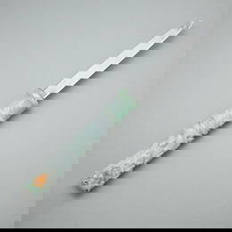 Chinese Carved Jade & Sterling Blade Letter Opener