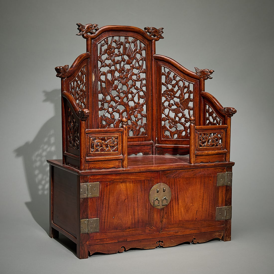 Chinese Late Qing Dressing Case Mirror Stand (1 of 7)