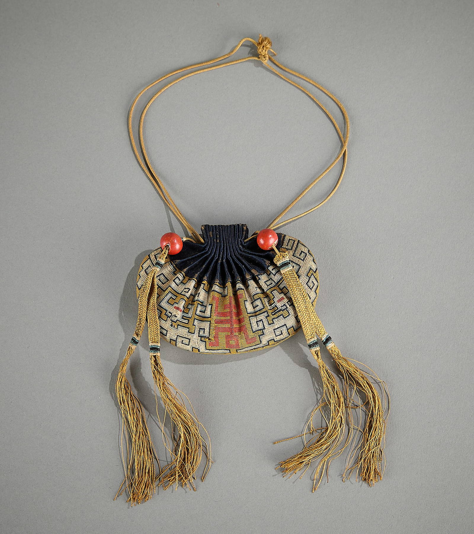 Imperial Chinese Qianlong Silk Perfume Purse