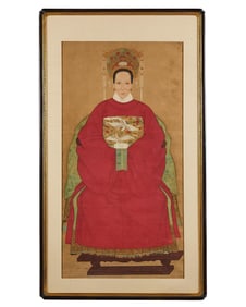 Chinese Full-Length Ancestor Portrait