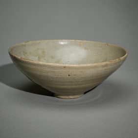 Early Chinese Pottery Crackle Glaze Bowl