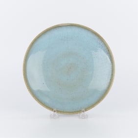 Chinese Junyao Blue Glazed Shallow Dish