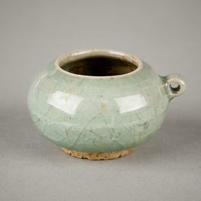 Chinese Song Style Celadon Porcelain Bird Feeder