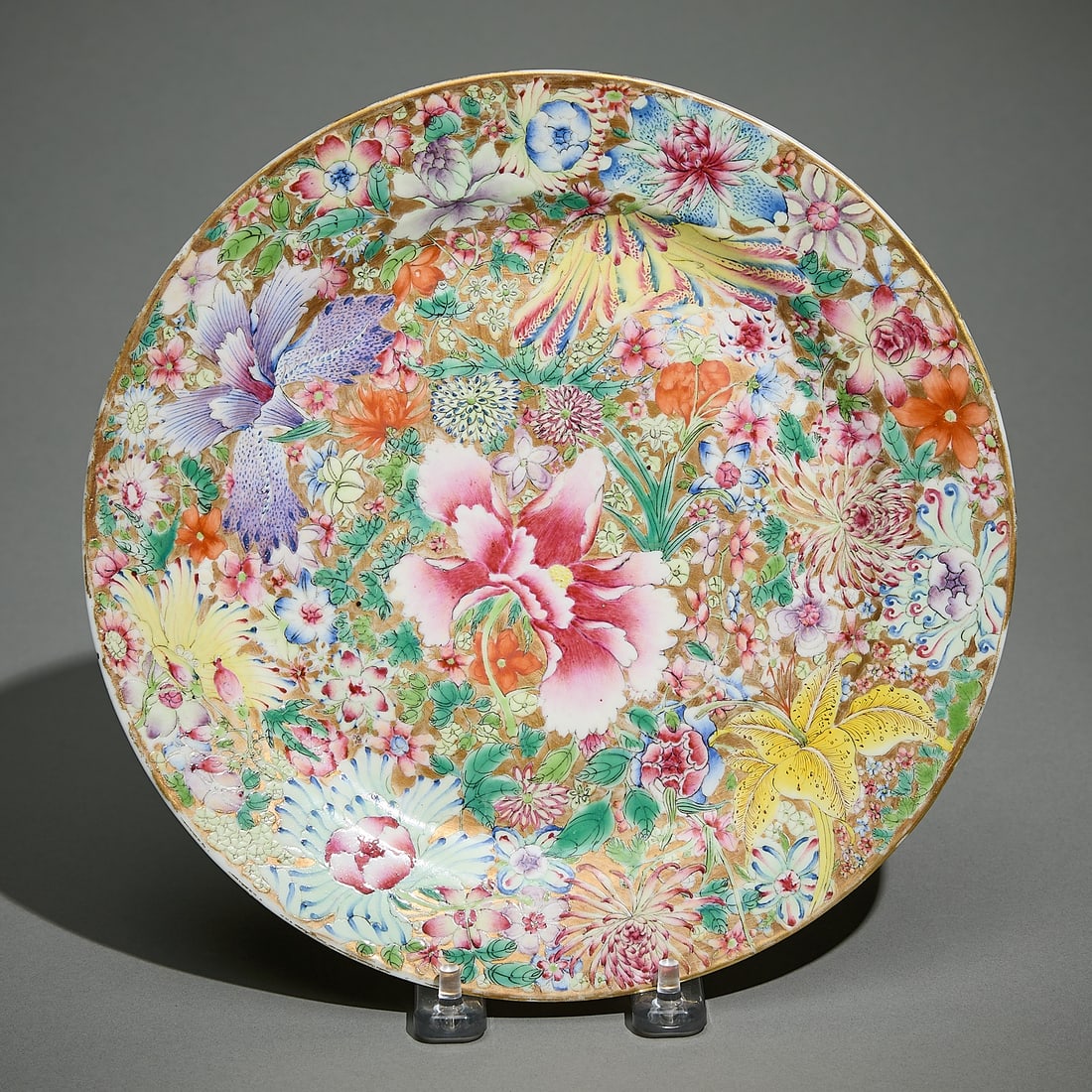 Chinese Imperial Guangxu Millefleur Porcelain Dish (1 of 5)