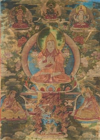 Tibetan Tsongkhapa Thangka