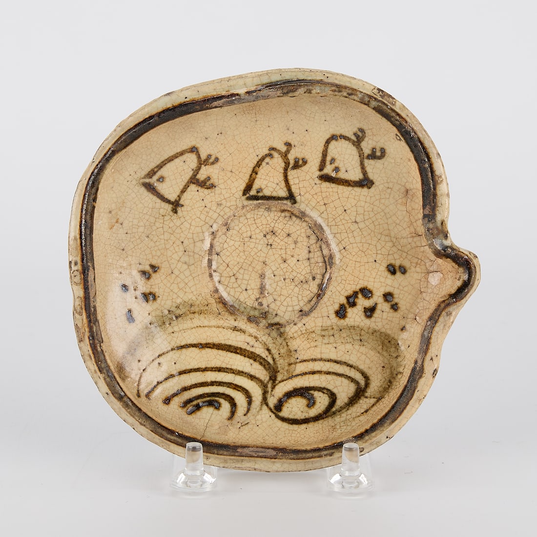 Japanese Ishizara Pottery "Horse Eye" Dish (1 of 5)