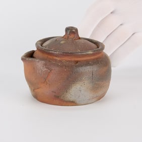 Nakamura Makoto Studio Pottery Bizen Hohin Vessel