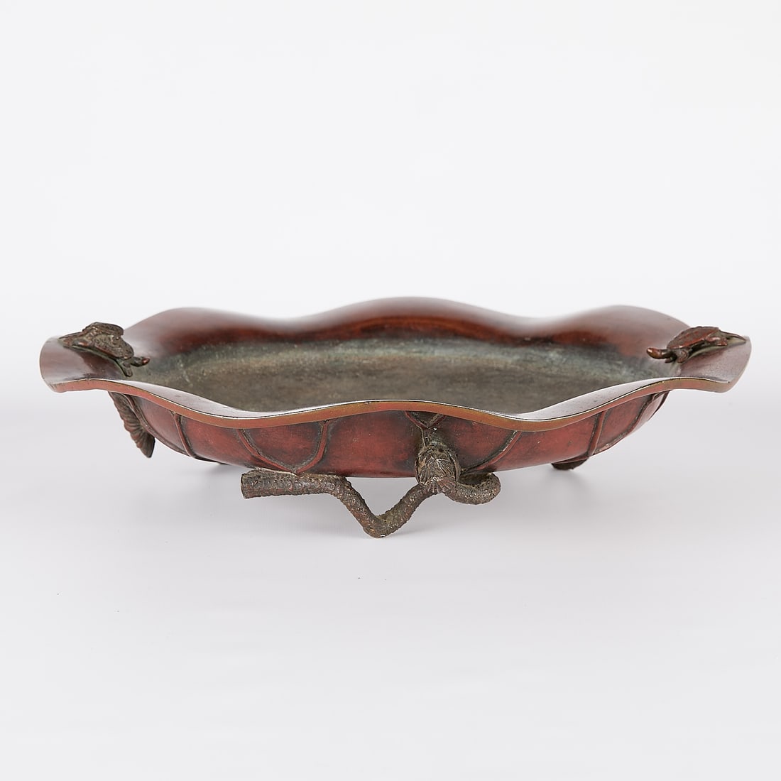 Japanese Meiji Bronze Bonsai Suiban Basin Planter (1 of 7)