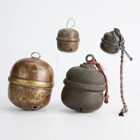 4 Japanese Shinto Temple Ritual Suzu Bells