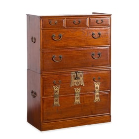 Antique Japanese Wooden Tansu Cabinet