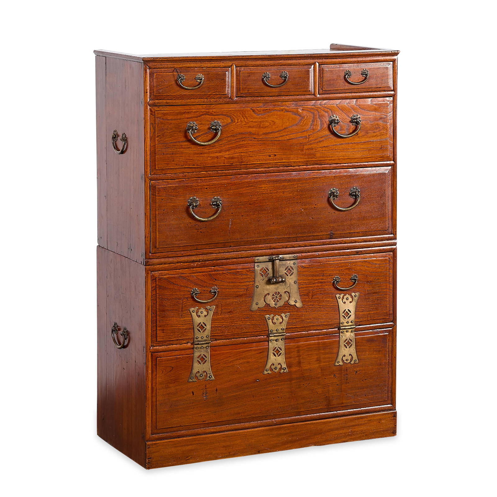 Antique Japanese Wooden Tansu Cabinet