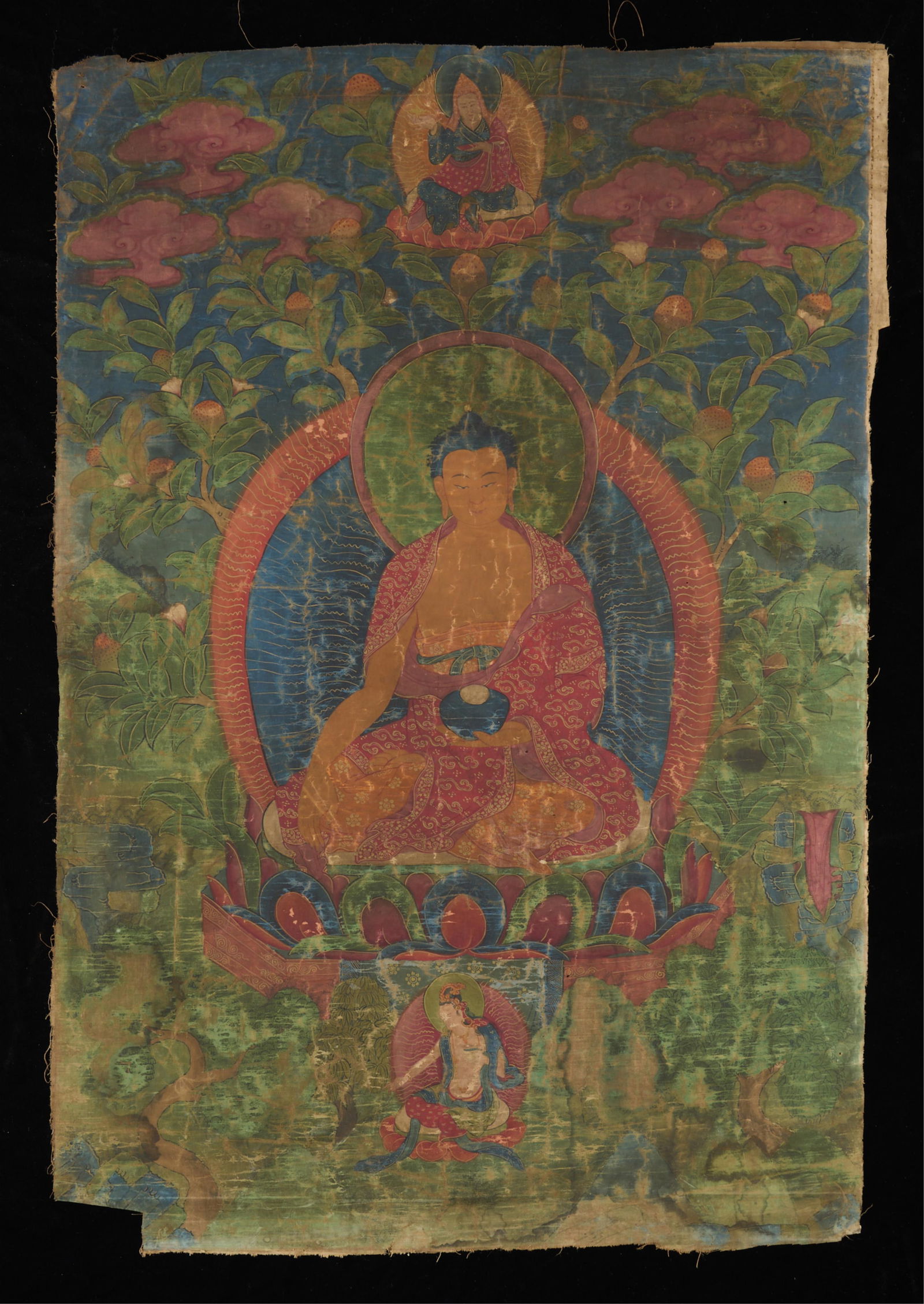 Tibetan Buddhist Thangka Painting (1 of 3)
