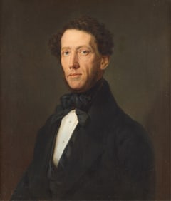 19th c. Portrait Oil Painting