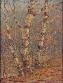 Carl Rawson Autumn Oil Painting