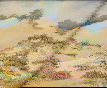 Francis "Frank" Cutting Landscape Painting