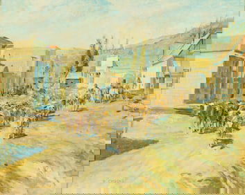 Ronald Crooks "Down Main Street" Painting