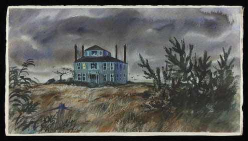 C. Robert Perrin Double-Sided Painting