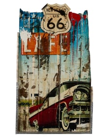 Tommy Shenkar "American Journey" Mixed Media