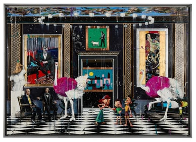 Angelo Accardi "Luca in the Hall" Painting