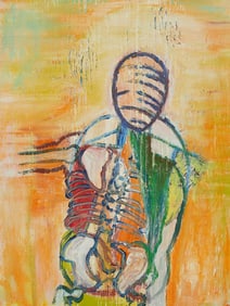 Lance Kiland "New Man" Painting 1993